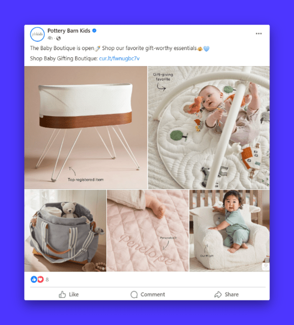 pottery barn kids on instagram